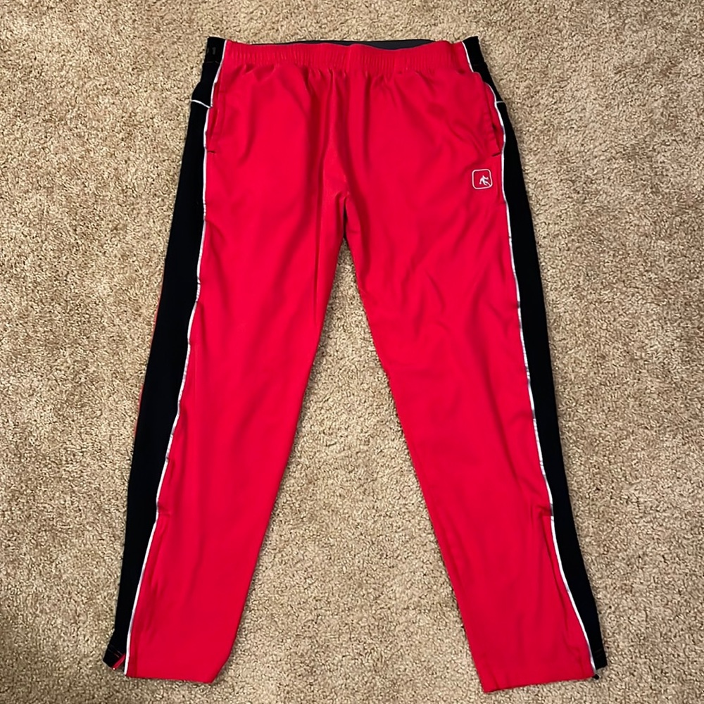 AND1 Red and Black Sweatpants